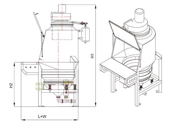 小袋無(wú)塵投料站 小袋無(wú)塵投料站
